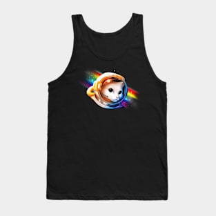 Astronaut Cat Tank Top